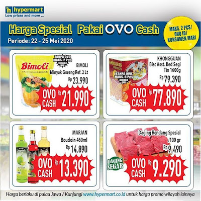 #Hypermart - #Promo Harga Spesial Pakai OVO Cash (s.d 25 Mei 2020)
