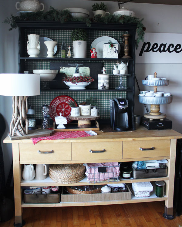 Christmas Hutch Decorating And Some Fun Projects Itsy Bits and Pieces