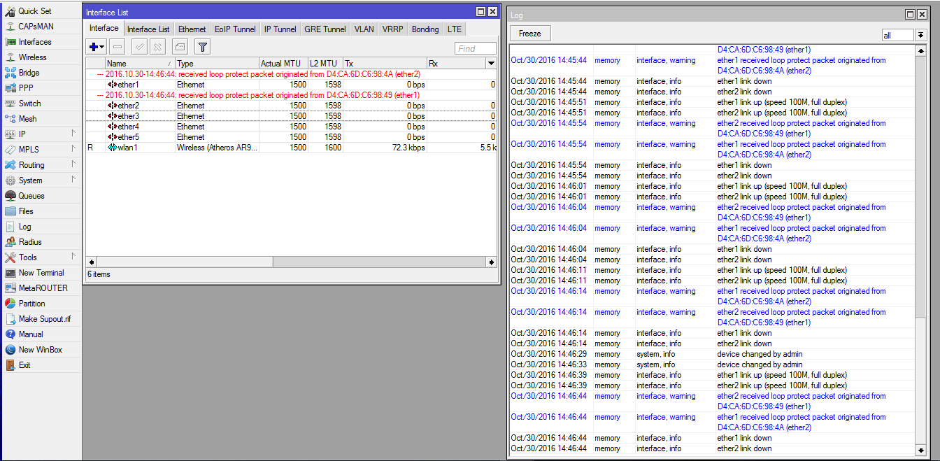 Loop Protect (loopprotect feature for