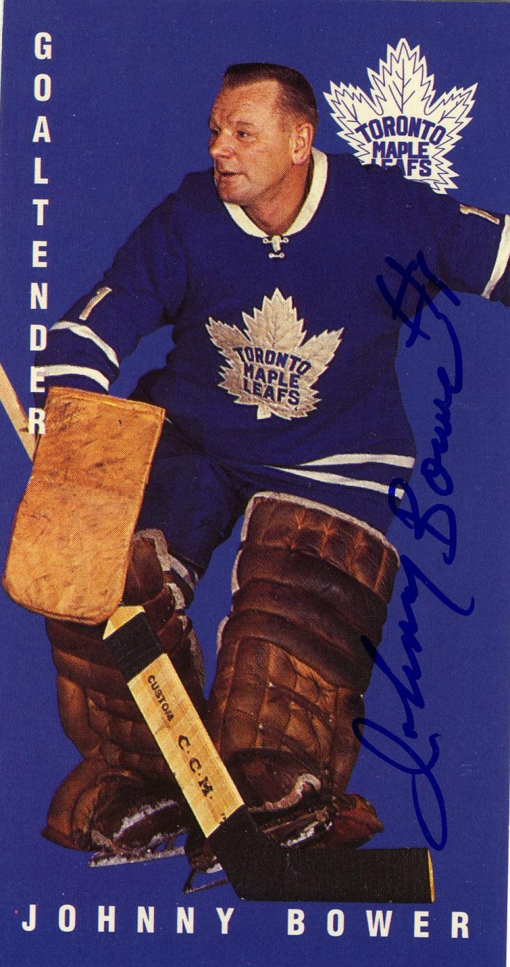 Just A Bit Offside TTM Success! Johnny Bower, The China Wall