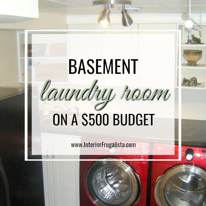 Basement Laundry Room On A 500 Budget Interior Frugalista