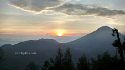 Golden Sunrise Sikunir, dieng, wonosobo, jawa tengah