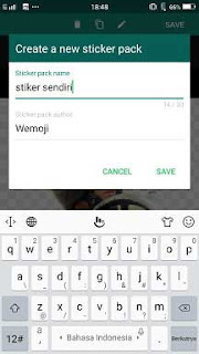 Cara Bikin Stiker Whatsapp Dari Foto Sendiri di Android