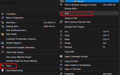 Understanding Code First Approach Of Entity Framework Core - YogeshHadiya.in