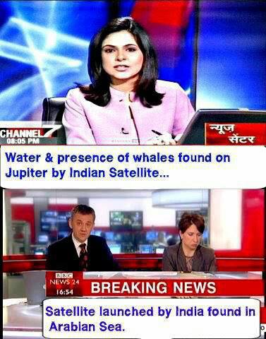 Water and presence of whales found on jupiter by indian satellite