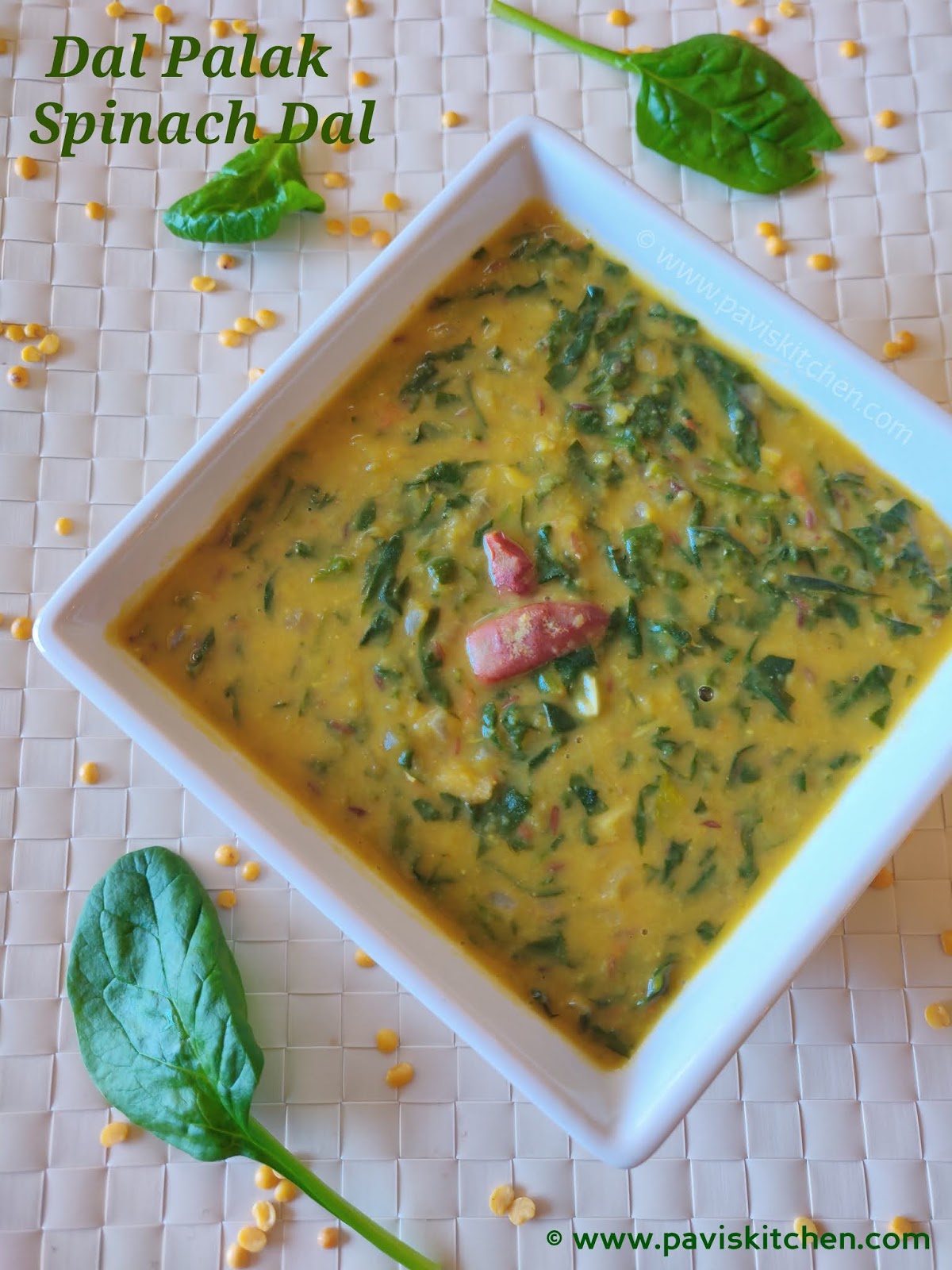 Toor dal palak recipe Spinach dal curry Indian recipe (Pressure cook