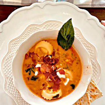 Creamy Homemade Tortellini Soup