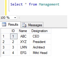 Query to Load SQL Server DB Data Into Excel Sheet