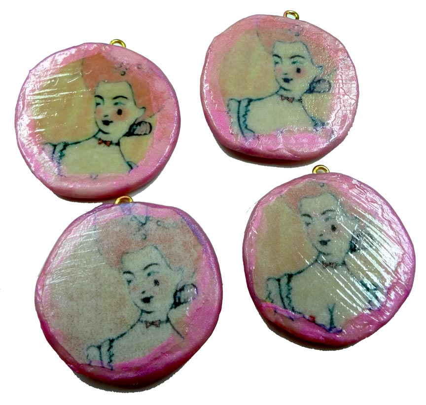 I LOVE RESIN Jewelry Clay Transfer Technique Explained