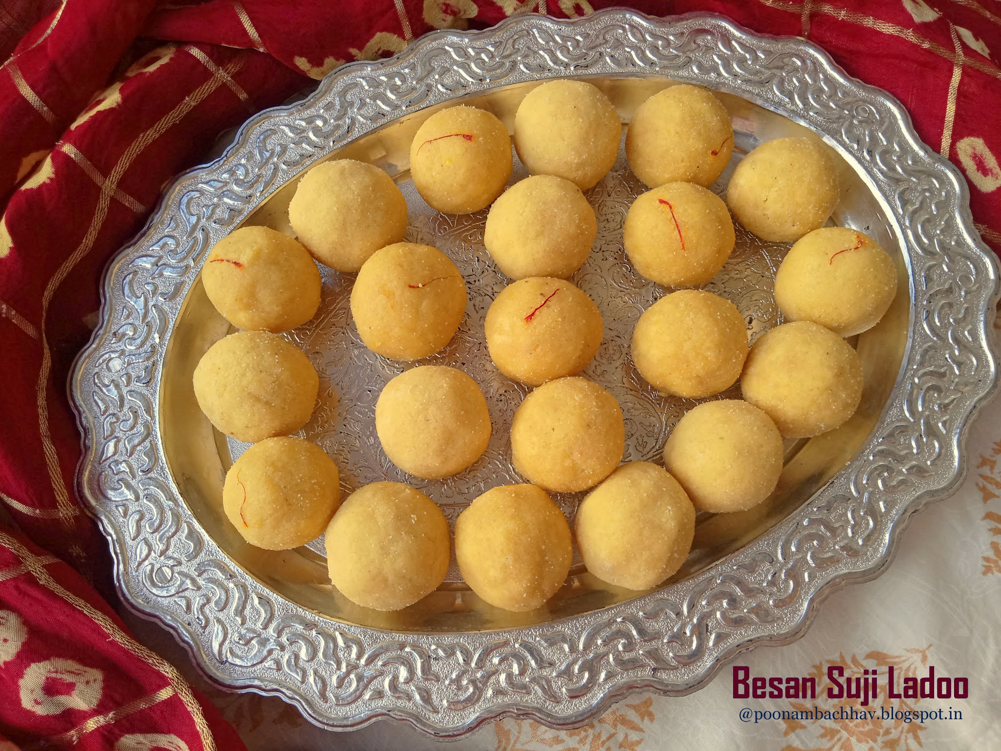 Annapurna: Besan Suji Ladoo  Festive Cooking