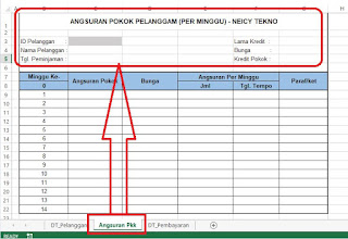 menampilkan data dari sheet lain