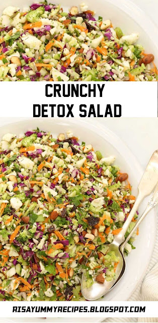Crunchy Detox Salad - Risa Yummy Recipes