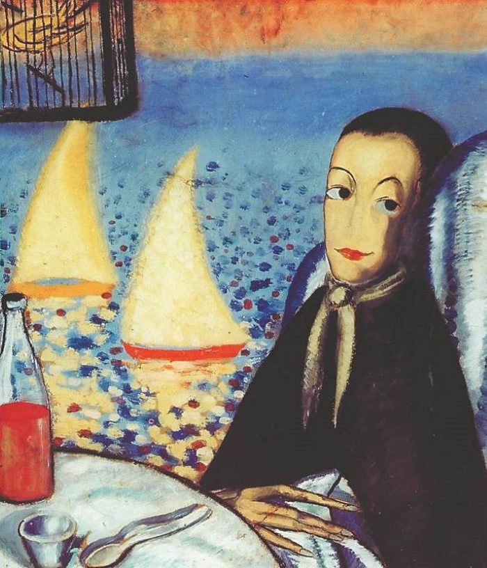 Больной мальчик (Автопортрет в Кадаке). 1923г. Сальвадор Дали The Sick Child (Self-Portrait in Cadaques)