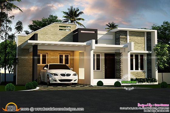 Modern single floor house