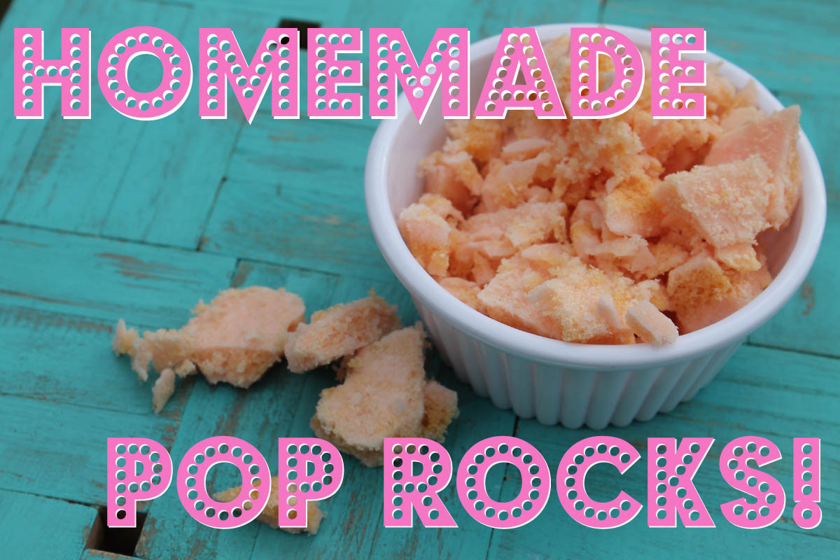 Homemade pop rocks candy 