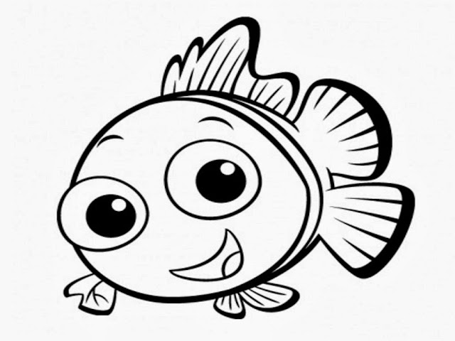 Fish Cartoone Colour Drawing HD Wallpaper