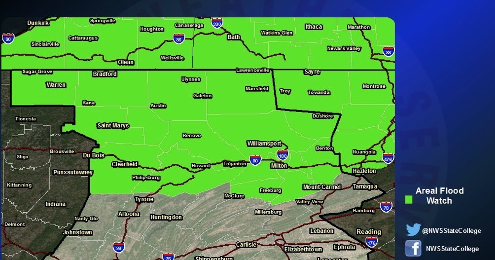 PA Environment Digest Blog National Weather Service Issues Watch For