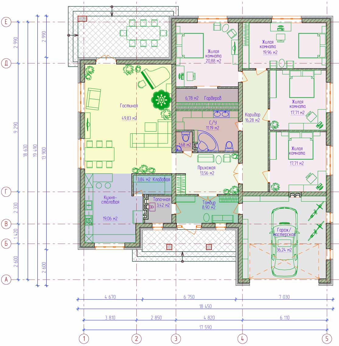 проекты четырехкомнатных одноэтажных домов. одноэтажный дом проекты с планом. планировка 3х комнатного дома одноэтажного. проекты трехкомнатных домов. проект дома одноэтажного с террасой 110.