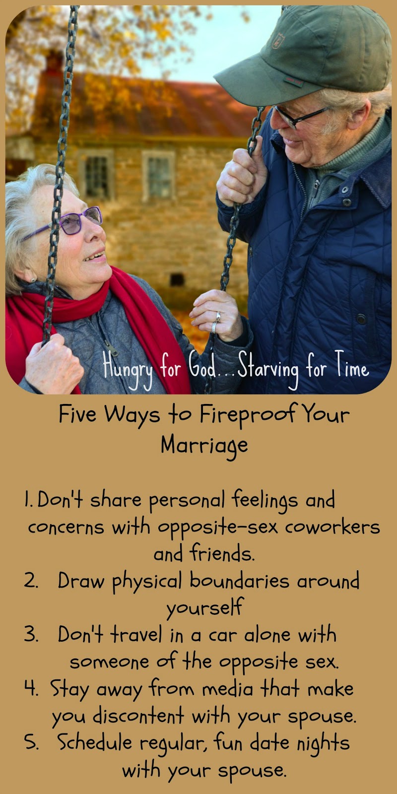 Hungry for God The Day the House Burned Down -- 5 Ways to Fireproof Your Marriage