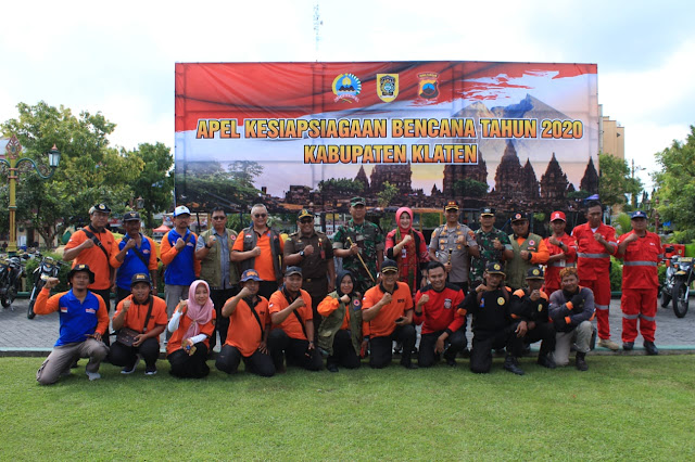 Foto Bersama Perwakilan Relawan bersama Forkopimda Klaten