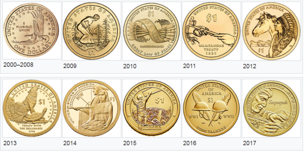 US 2017 Natve Amercan Sacagawea Dollar BU Unc Con Smple | Etsy - Foto 12