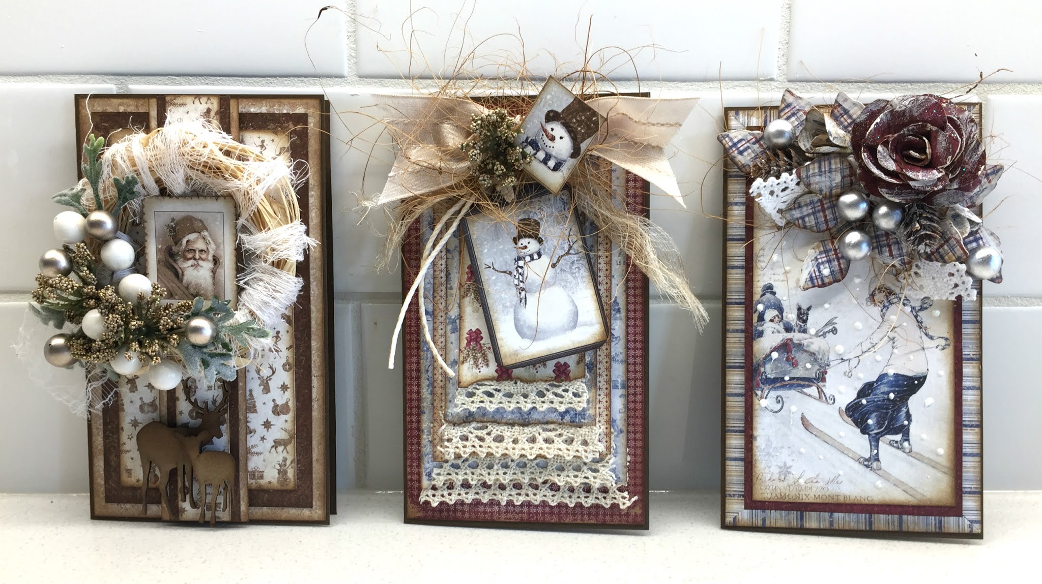 Christmas Card Box for Maja Design Christmas Card Kit 2 3 1/2"W x 6