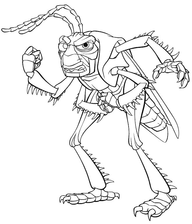 a bugs life coloring pages for kids - photo #5