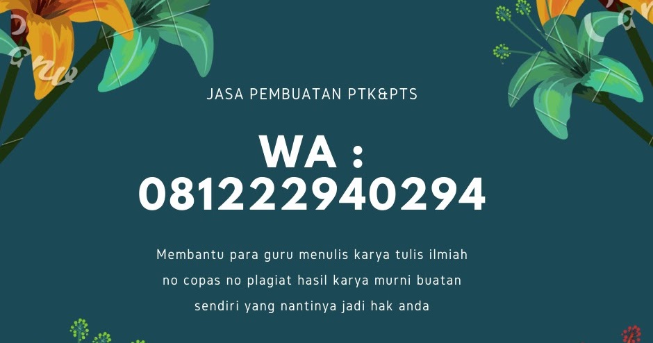 Jasa Pembuatan PTS contoh proposal calon pengawas sekolah