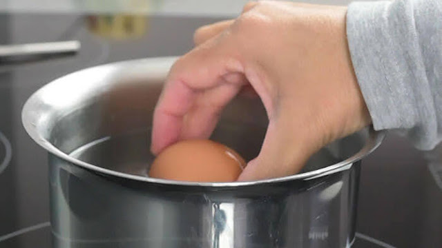 Place eggs in pot fill with water