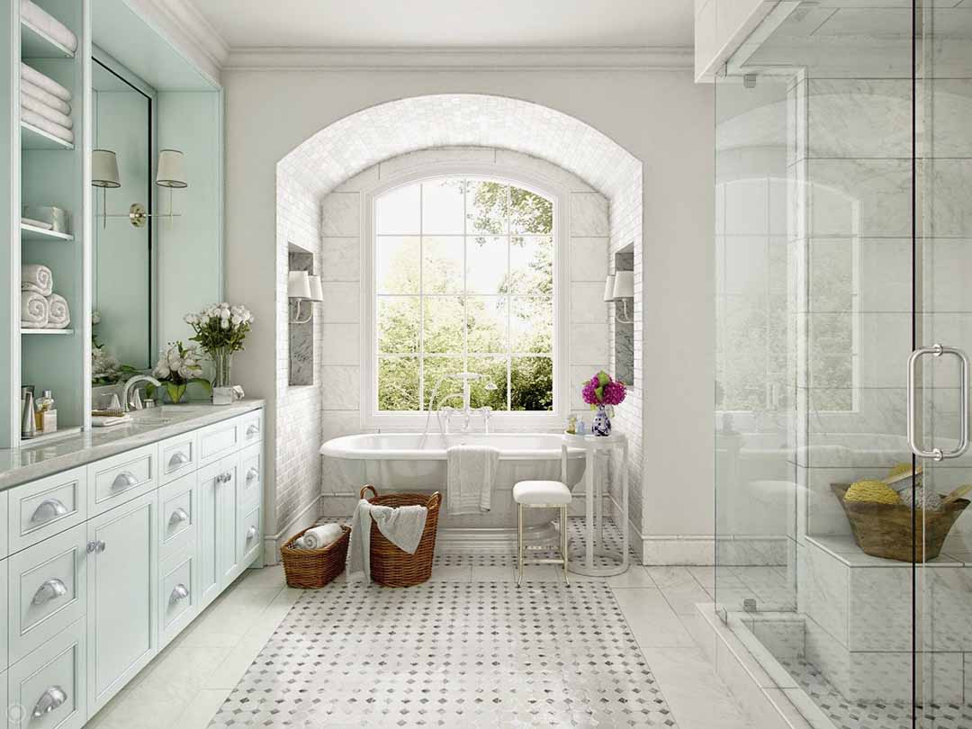 Desain 3D Kamar Mandi Yang Nyaman