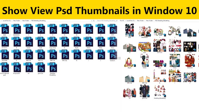 Show Psd Thumbnails in Window 10 