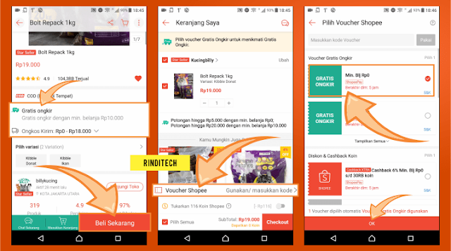 Cara Menggunakan Gratis Ongkir di Shopee Tanpa Minimal Belanja Rp0