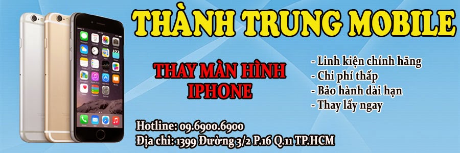 Thay màn hình iPhone 4, 5, 6 chính hãng giá rẻ