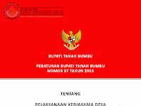 PERBUB KERJASAMA ANTAR DESA