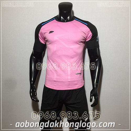 Áo bóng đá ko logo Eureka Raki màu hồng
