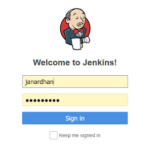 Jenkins Login Page