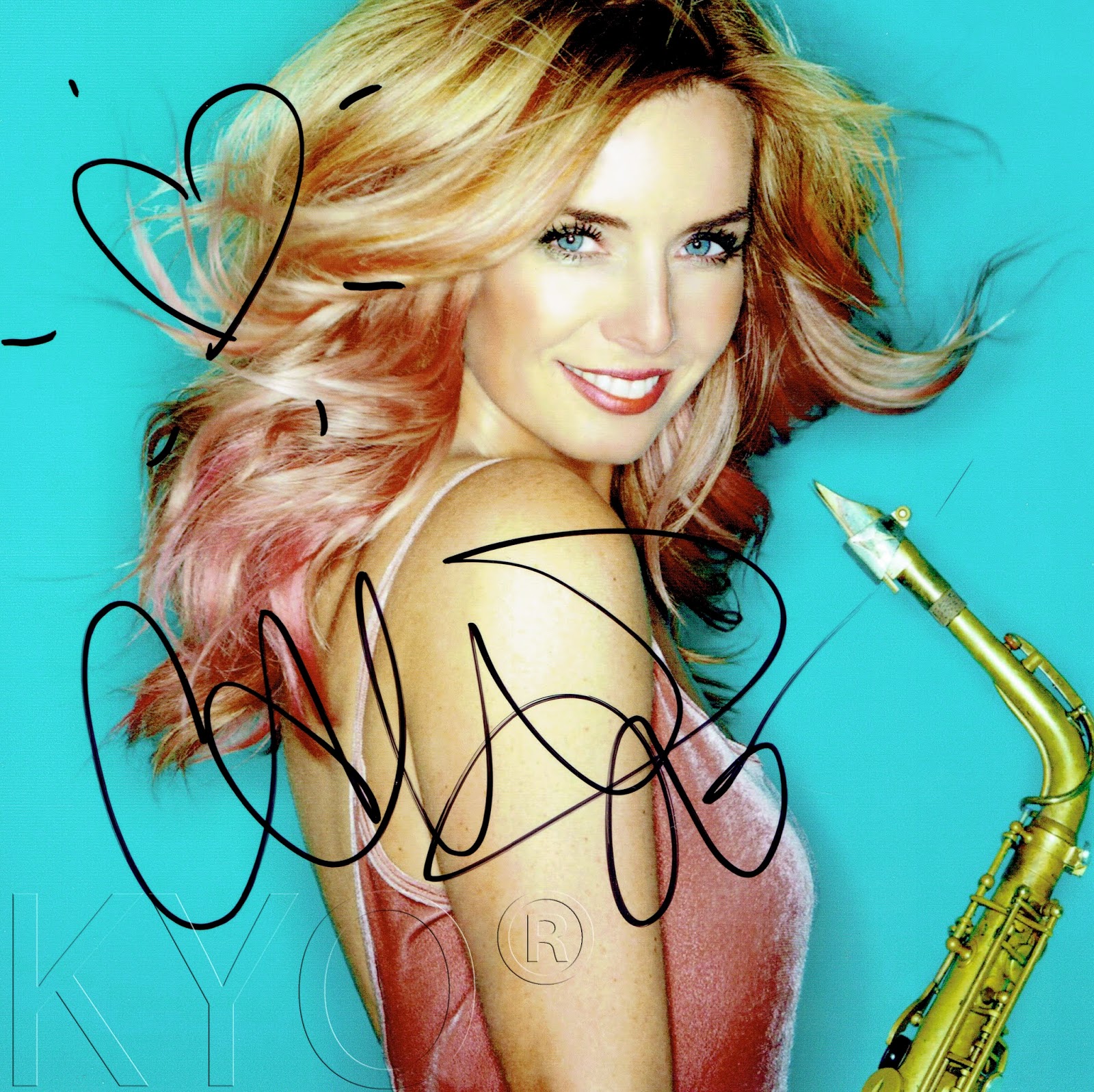 Chris Autographs Candy Dulfer