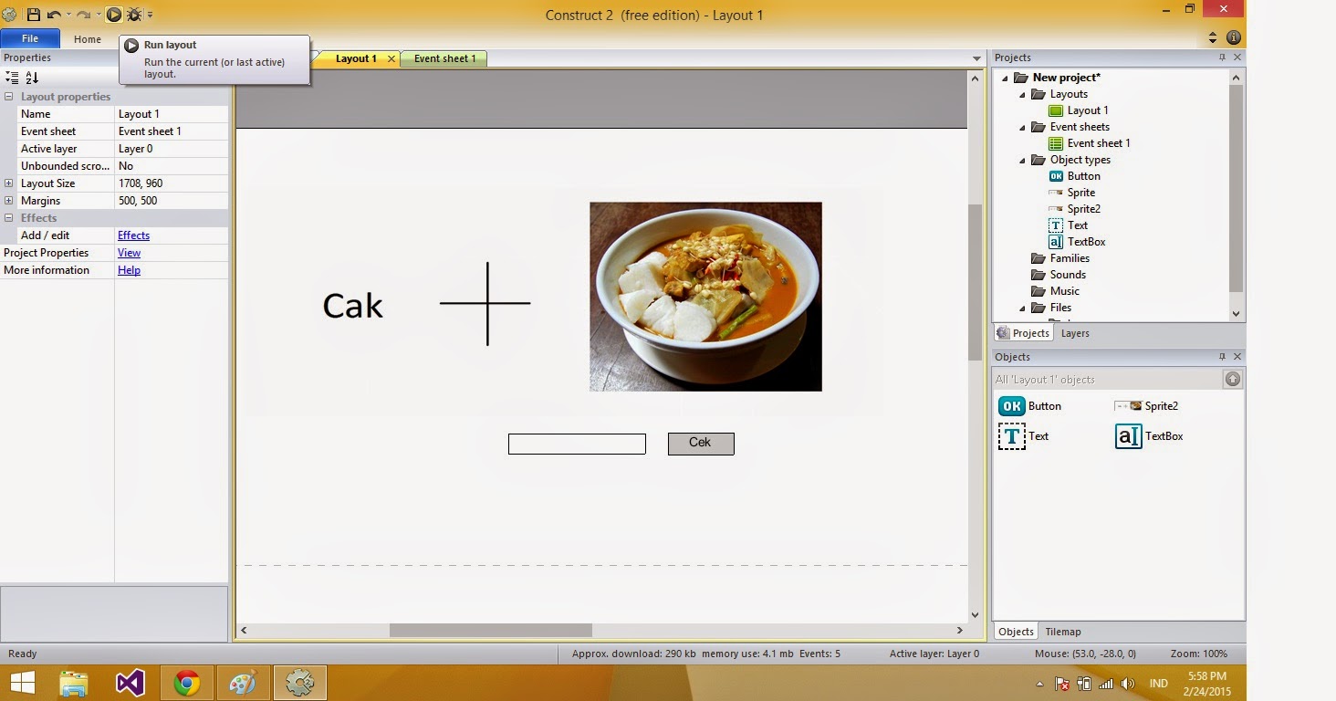 Tutorial Membuat Game Tebak Gambar Di Construct 2 - Belajar Game Mudah