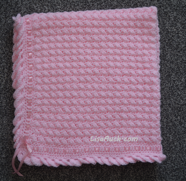Beautiful Easy Crochet Border for a Baby Blanket