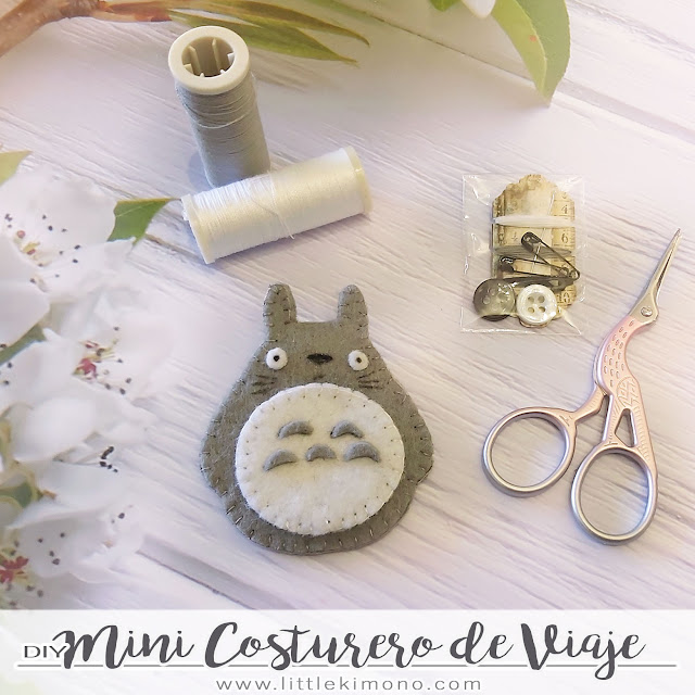 Mini Costurero de Viaje de Totoro