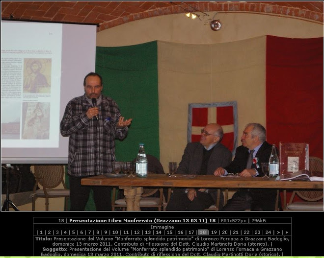 Presentazione libro sul Monferrato a Grazzano Badoglio durante GOLOSARIA