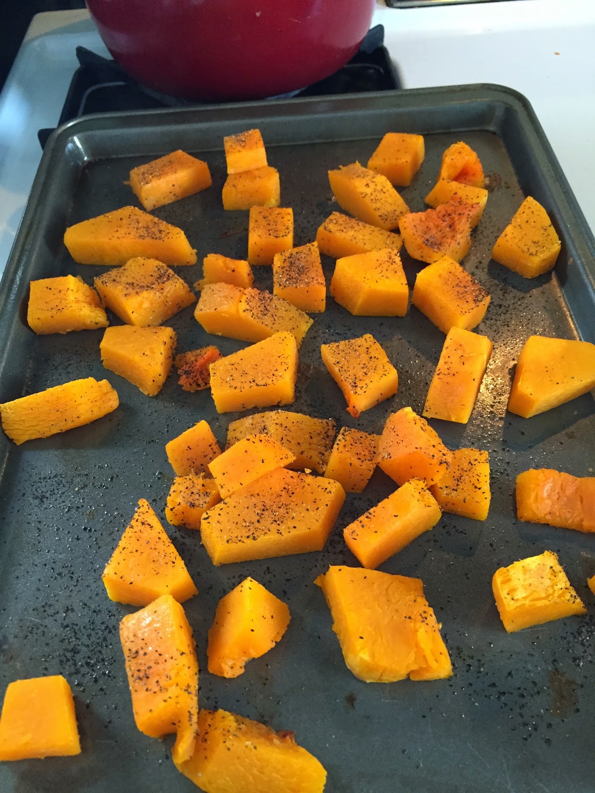Following Our Rainbows Cheesy Eggplant and Butternut Squash bake