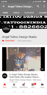 youtube channel, tattoo studio, tattoo gurgaon