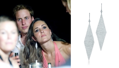 mesh earrings tiffany