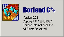 IDE Borland C ++ ver 5.02 ~ Fikri Mujahid