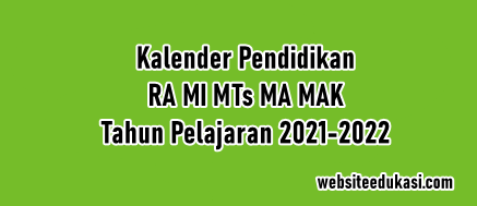 Download kalender pendidikan 2021/2022