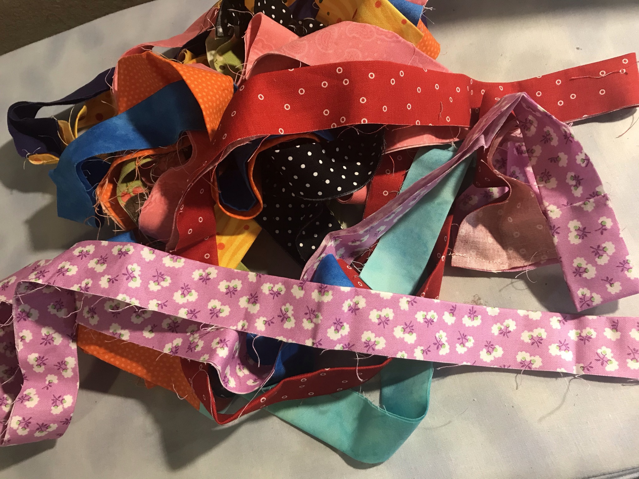 My Sewing Room Scrappy binding