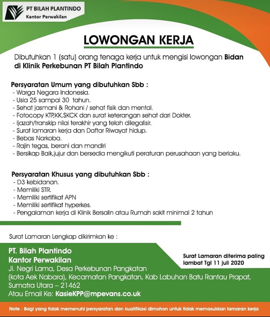 Lowongan pekerjaan kabupaten labuhanbatu utara