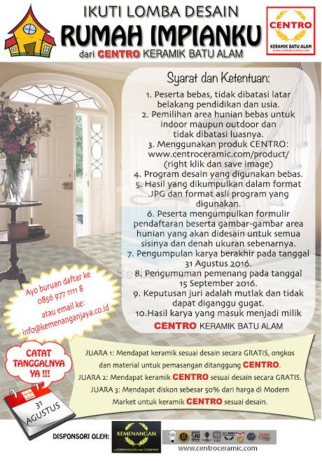 Lomba Desain Rumah Impianku Lomba Desain Rumah Impianku