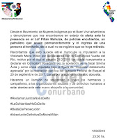 Pueblos Originarios. Chubut. Comunidad Mapuche denuncia Hostigamiento Policial para Justificar un allanamiento de sus Tierras.